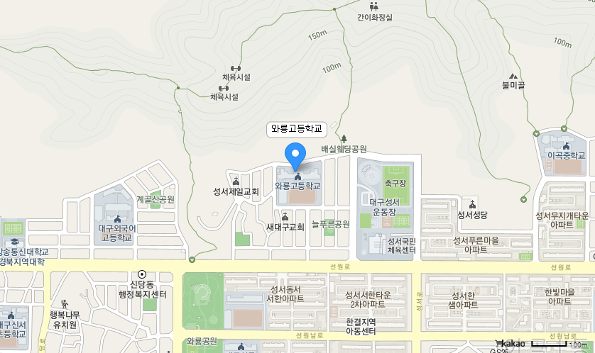 학교 찾아오시는 길 지도